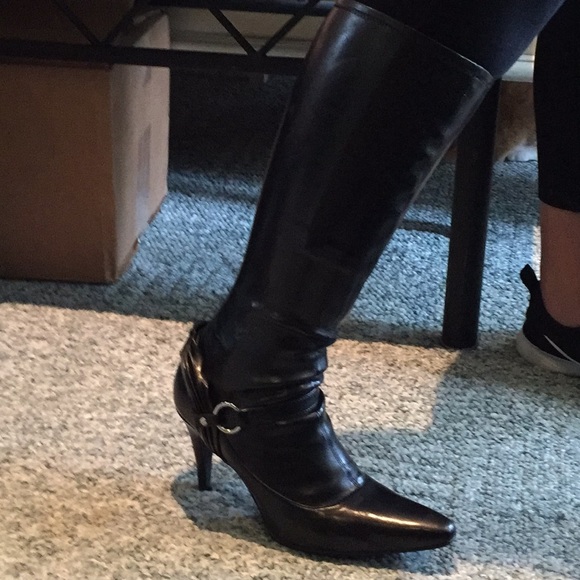 Black Tall Boot - Picture 1 of 1